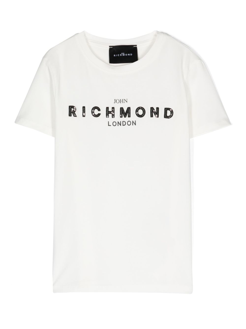 John Richmond Junior 亮片缀饰T恤 - 白色
