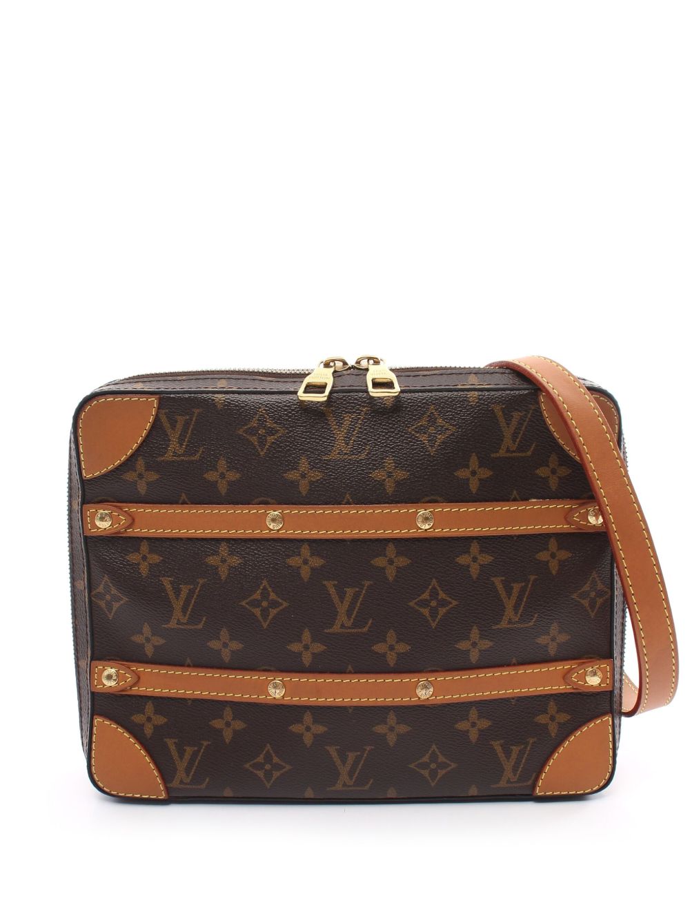 Louis Vuitton Pre-Owned Soft Trunk PM 邮差包（2019年典藏款） - 褐色