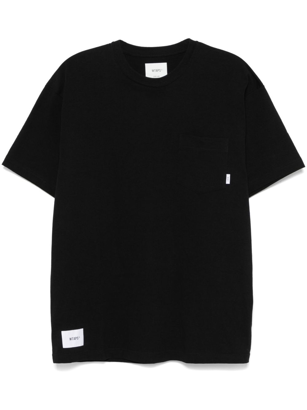 WTAPS 标贴T恤 - 黑色