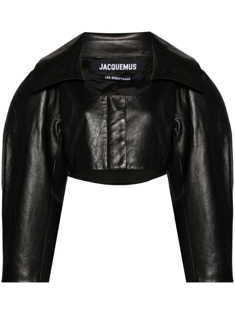 Jacquemus La Veste Obra Cuir 皮夹克 - 黑色