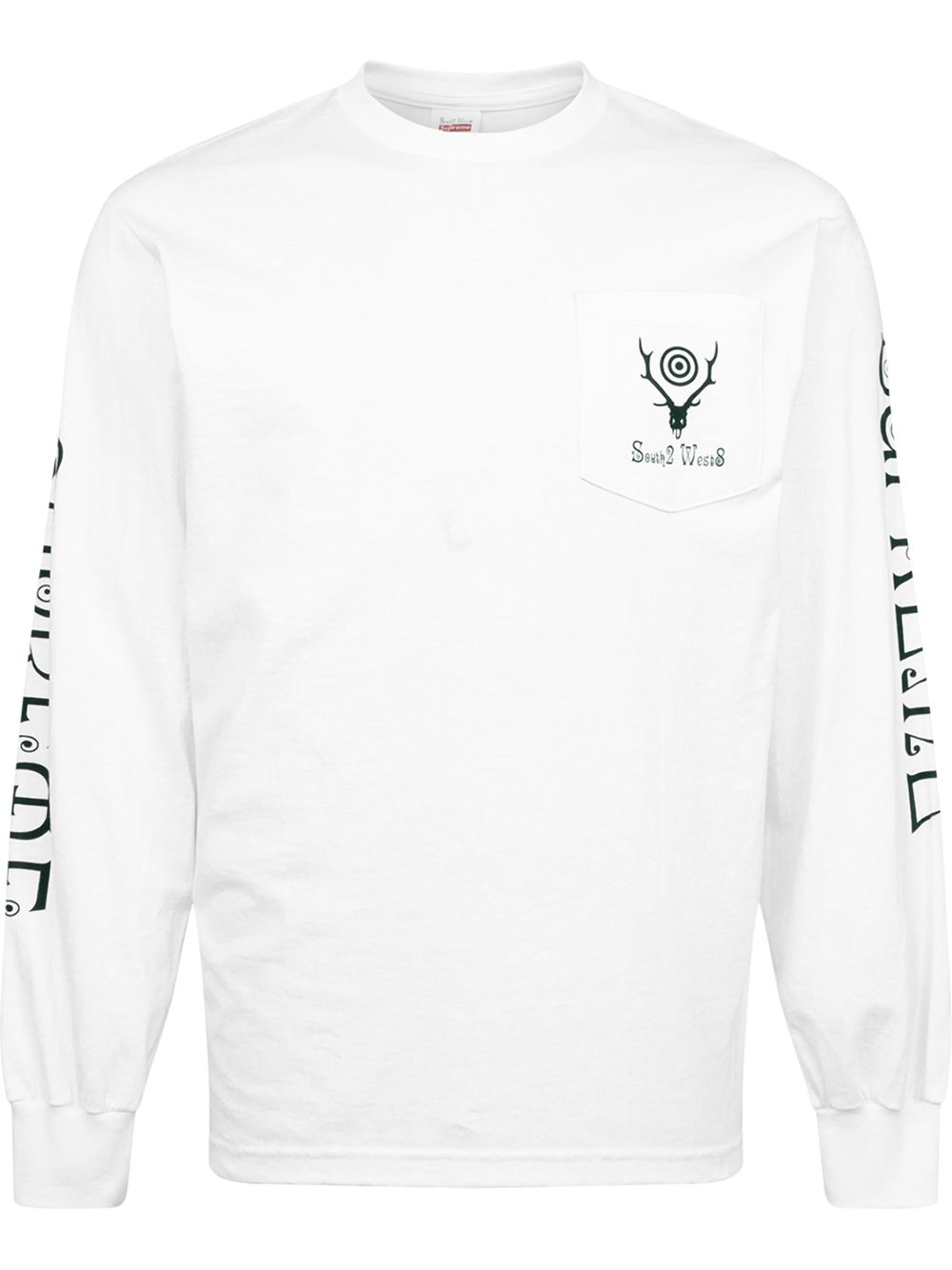 Supreme x South2 West8 长袖T恤 - 白色