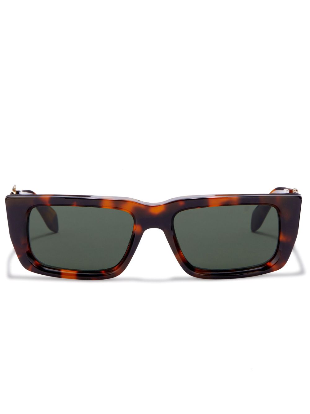 Palm Angels Eyewear Milford 方框太阳眼镜 - 褐色