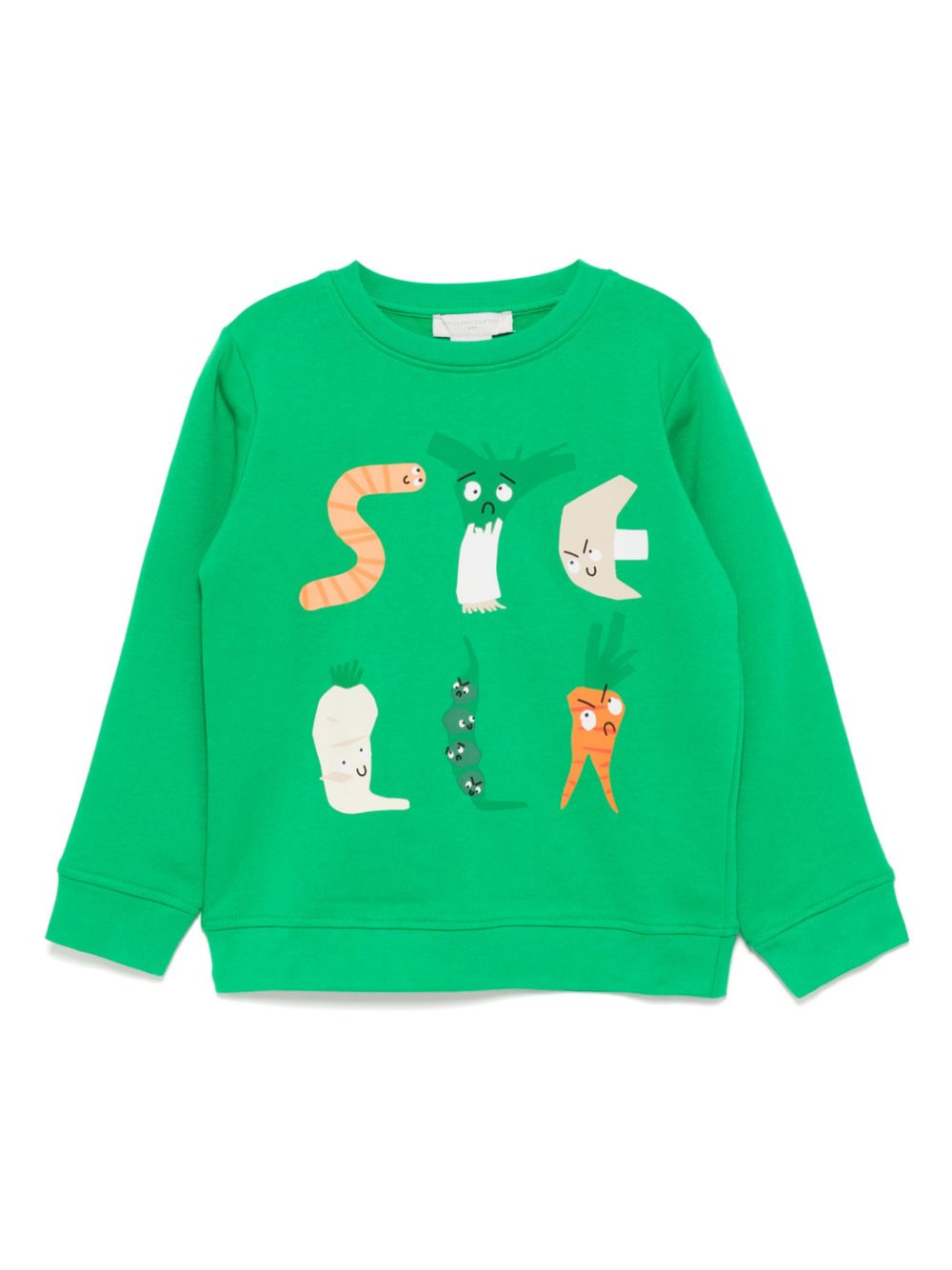 Stella McCartney Kids 棉卫衣 - 绿色