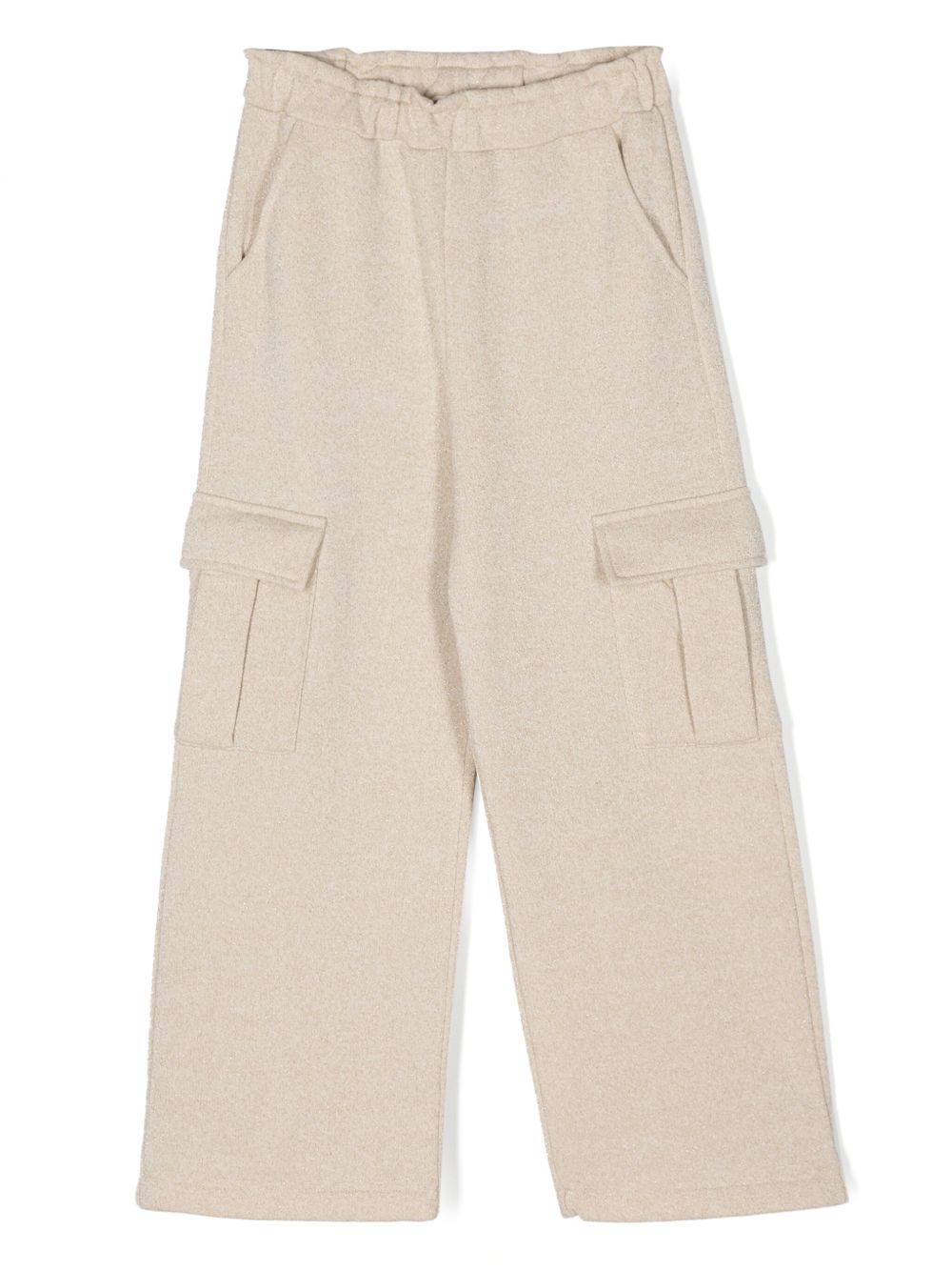 Zhoe & Tobiah wide-leg cargo trousers - 中性色