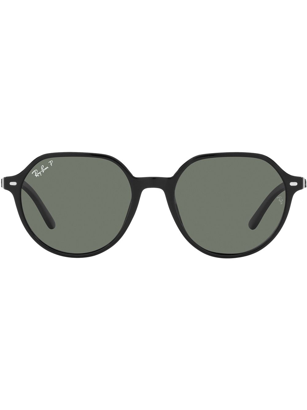 Ray-Ban Thalia 圆框太阳眼镜 - 黑色