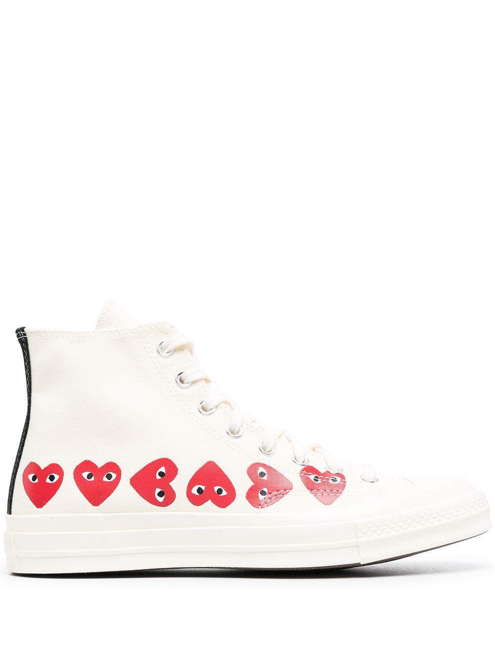 Comme Des Garçons Play x Converse Multi Hearts 高帮板鞋 - 中性色