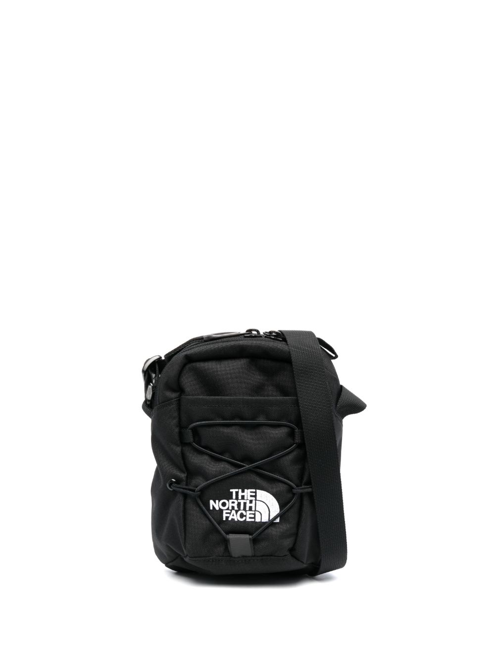 The North Face logo刺绣邮差包 - 黑色
