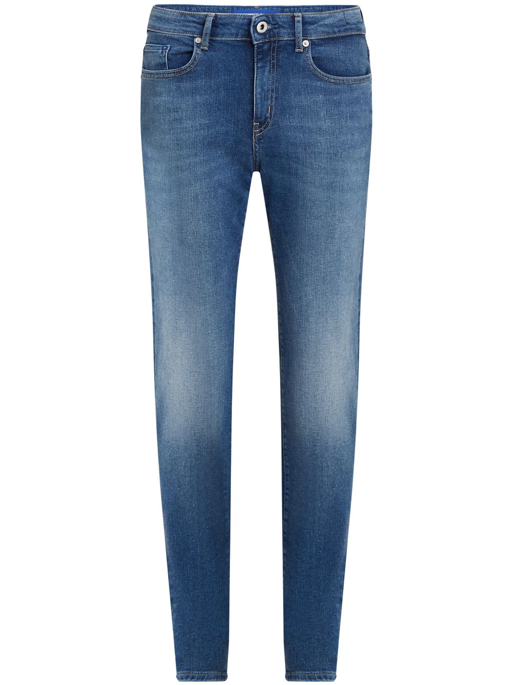 Karl Lagerfeld Jeans 中腰修身牛仔裤 - 蓝色