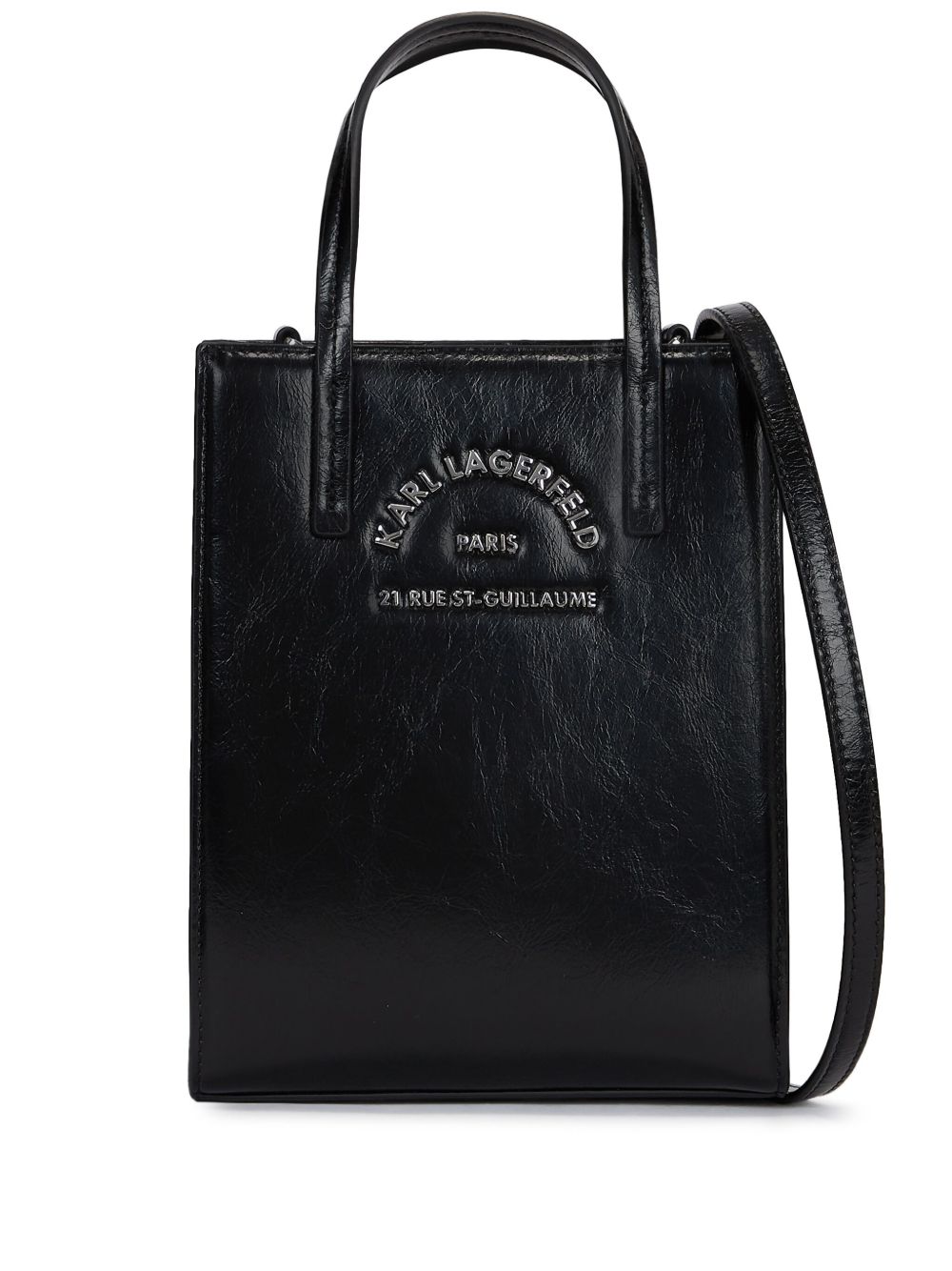 Karl Lagerfeld Rue St-Guillaume 手提包 - 黑色