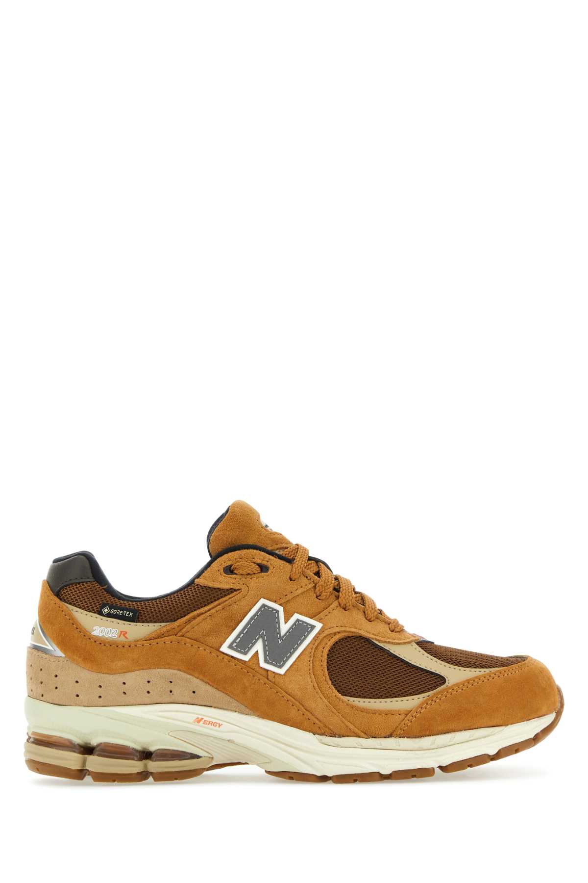 New Balance骆驼绒面革和网状2002 r运动鞋