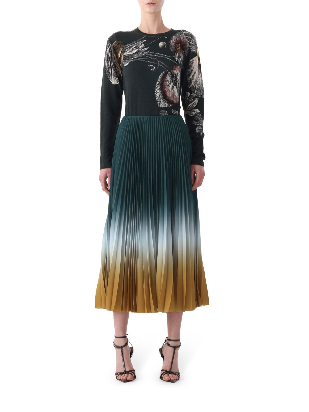 Jason Wu Collection 褶裥裙摆 - 绿色