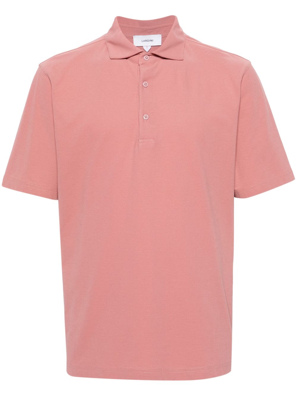 Lardini 短袖棉polo衫 - 粉色