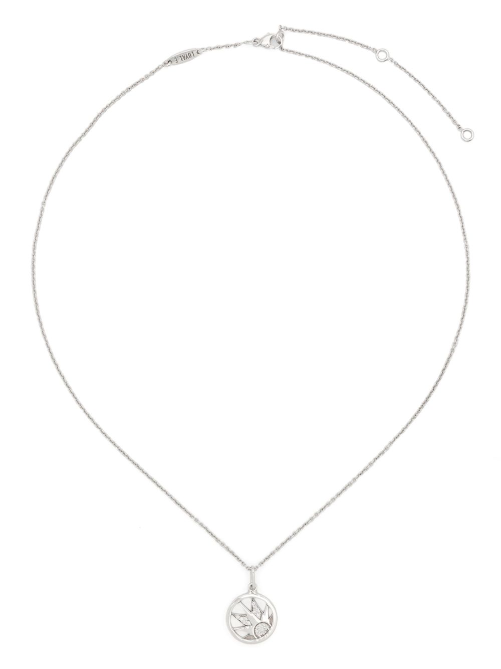 Loyal.e Paris 18K白金 Charm Joie 项链 - 银色