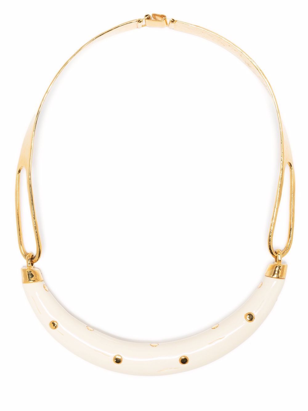 Aurelie Bidermann Caftan Moon 铆钉项链 - 金色