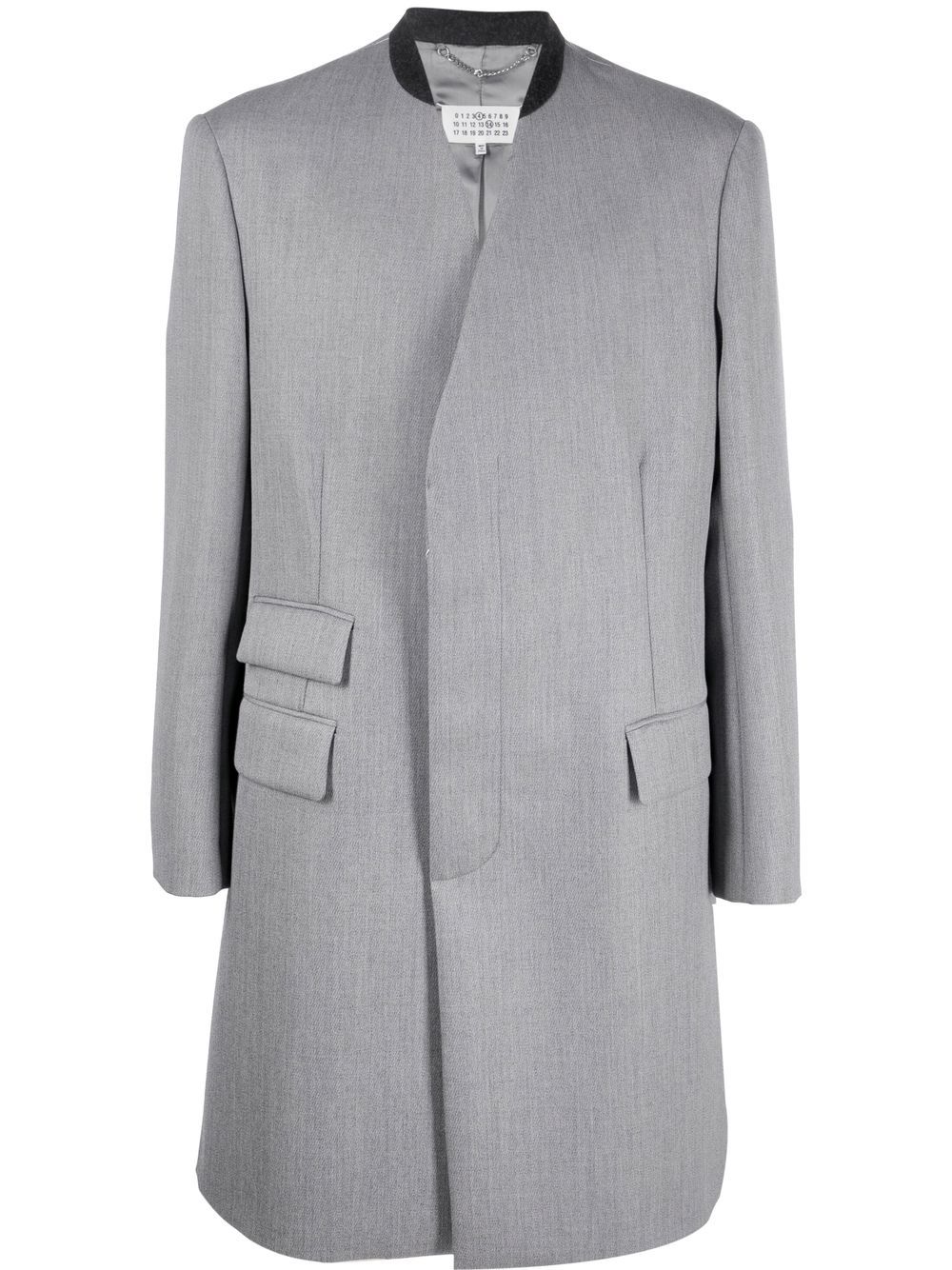 Maison Margiela Cavalry 双排扣外套 - 灰色