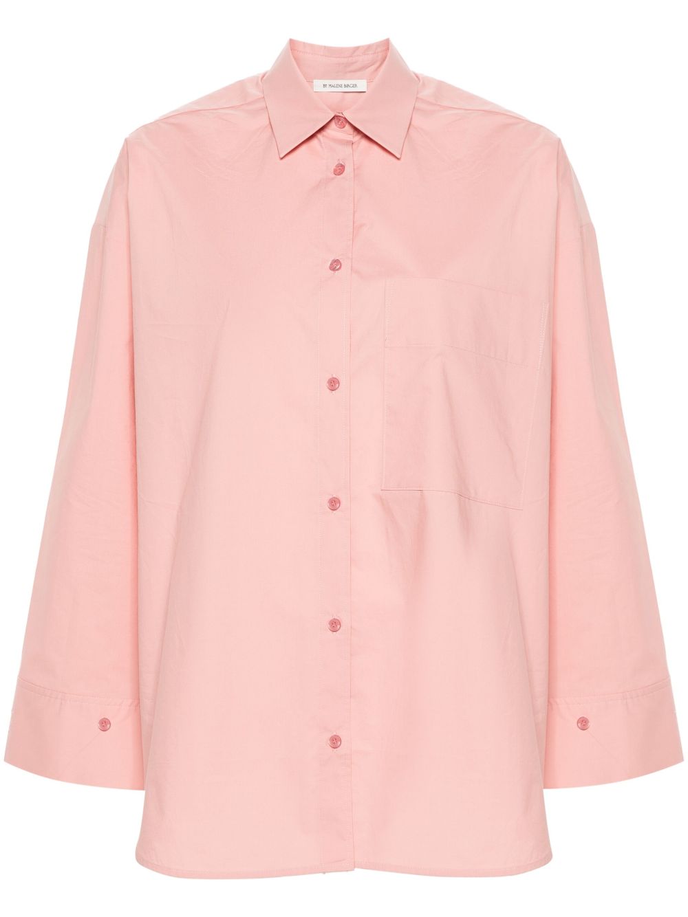 By Malene Birger 长袖棉衬衫 - 粉色
