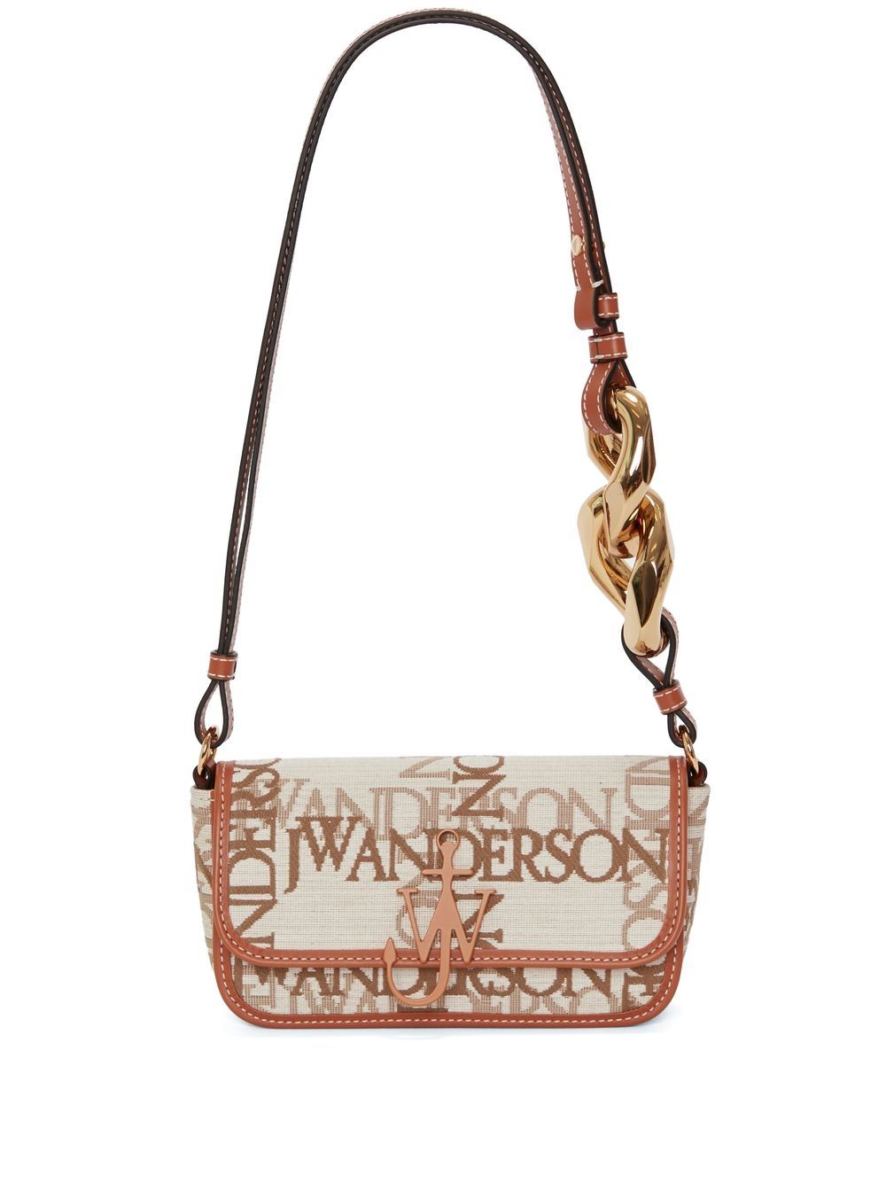 JW Anderson Anchor 搭链带单肩包 - 中性色