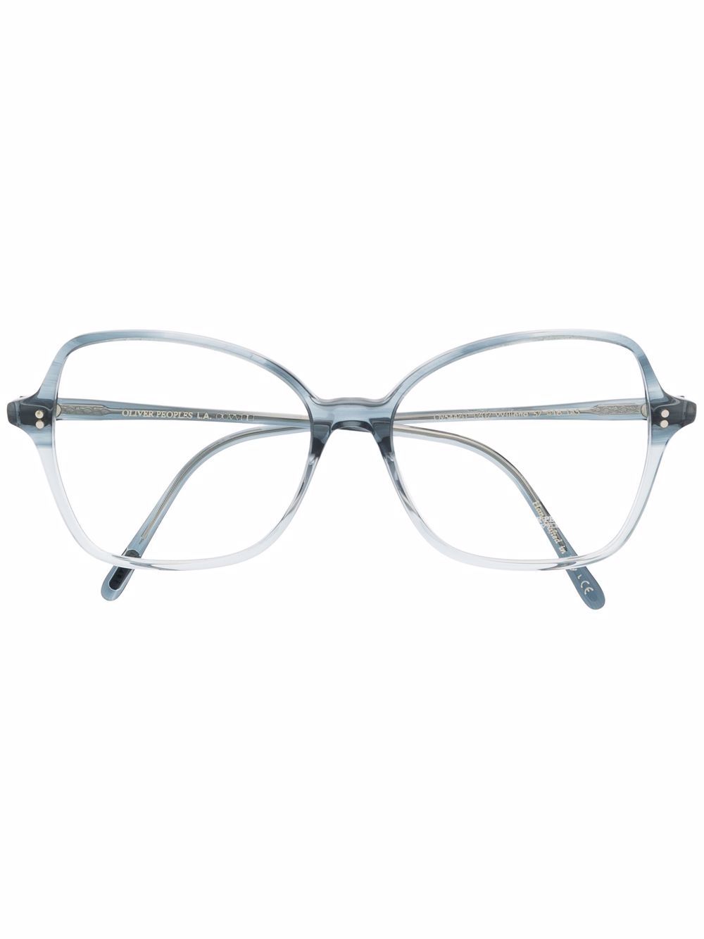 Oliver Peoples 超大框眼镜 - 蓝色