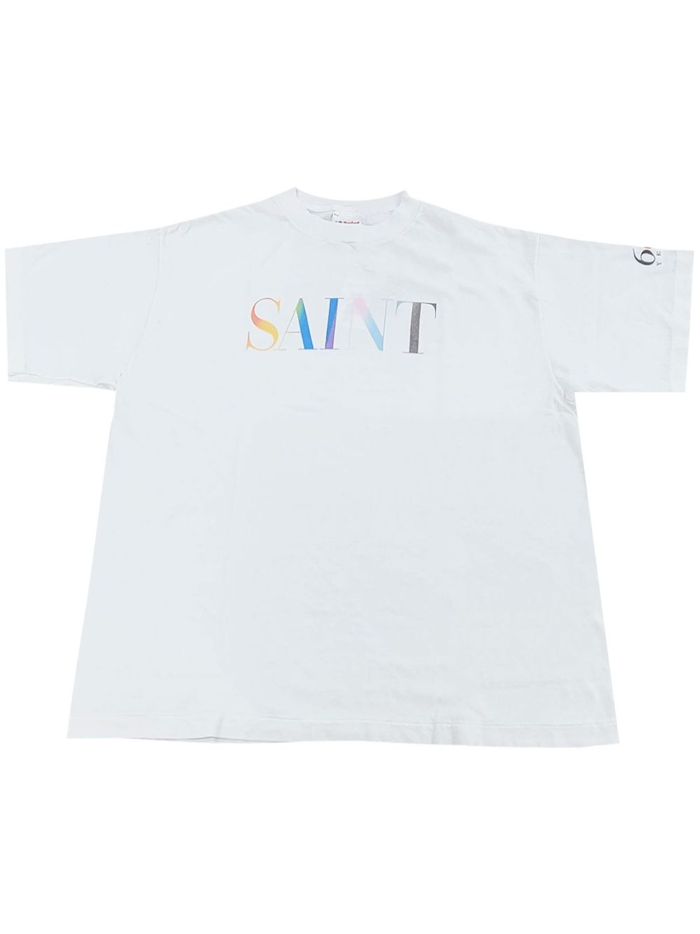 SAINT MXXXXXX 印花T恤 - 白色