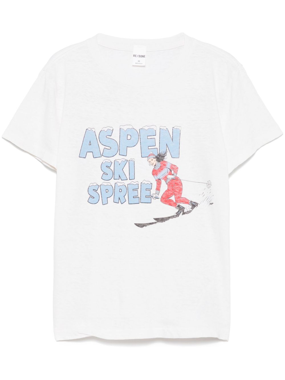 RE/DONE Ski Spree T恤 - 白色