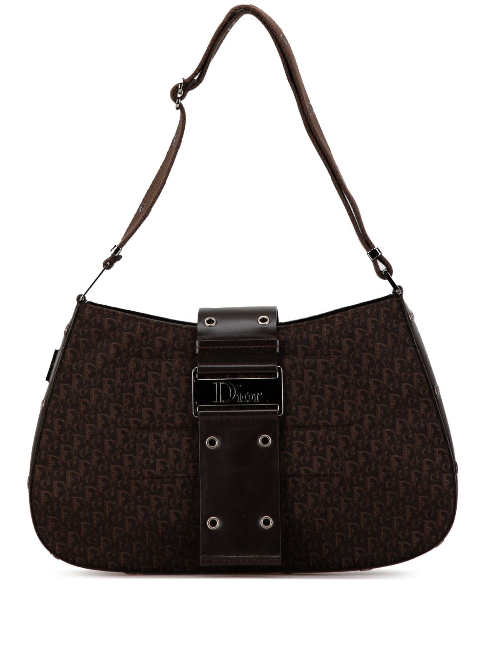 Christian Dior Pre-Owned Diorissimo Street Chic 单肩包（2002年典藏款） - 褐色