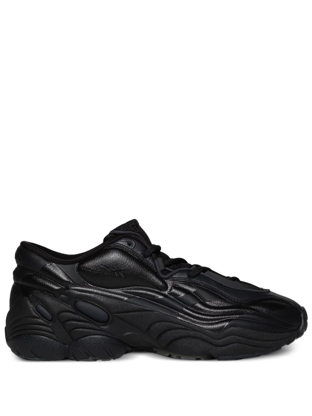 Reebok LTD DMX Run 6 logo刺绣运动鞋 - 黑色