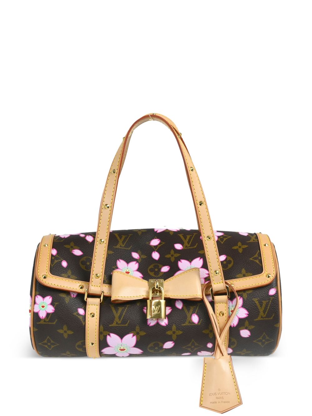 Louis Vuitton Pre-Owned x Takashi Murakami Papillon 手提包 （2003年典藏款） - 褐色