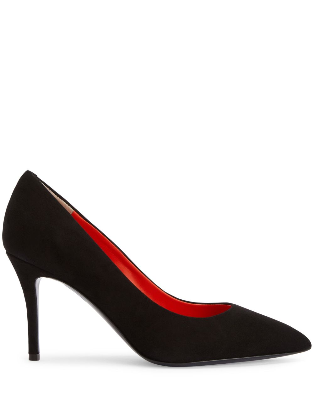 Giuseppe Zanotti Lucrezia 绒面皮高跟鞋 - 黑色