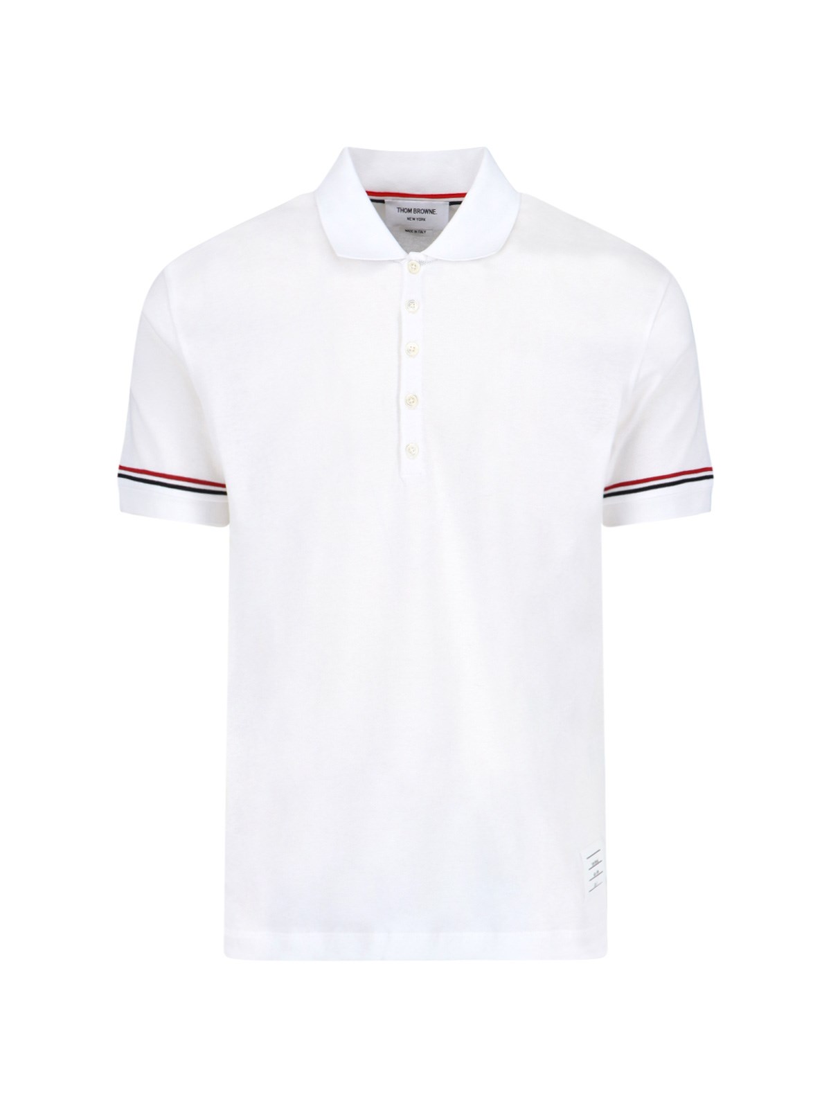 Thom Browne Tricolor Detail Polo Shirt