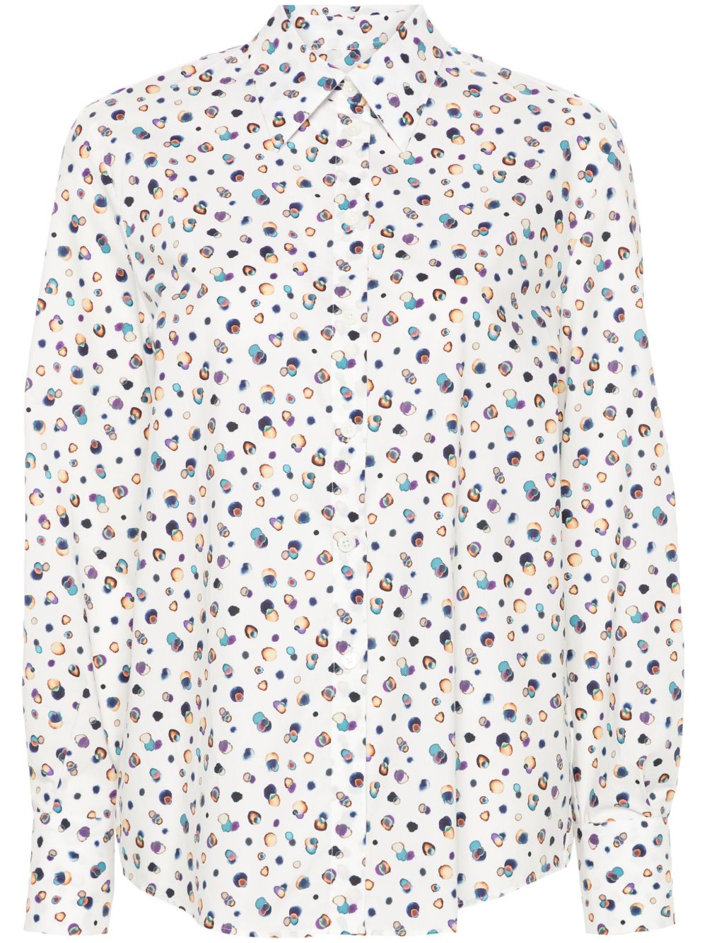 PS Paul Smith Polar Lights 棉衬衫 - 白色
