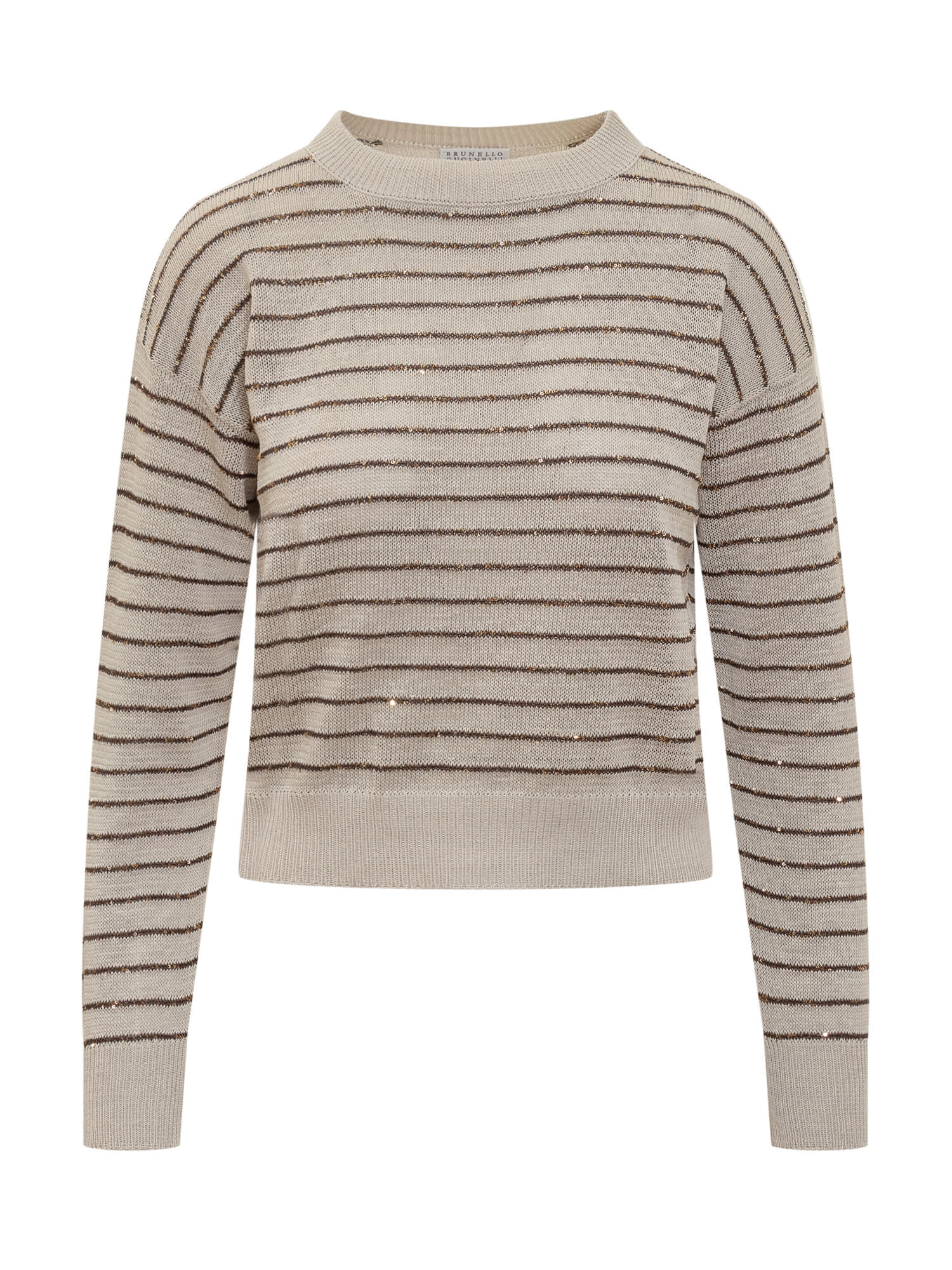Brunello Cucinelli 耀眼条纹棉针织
