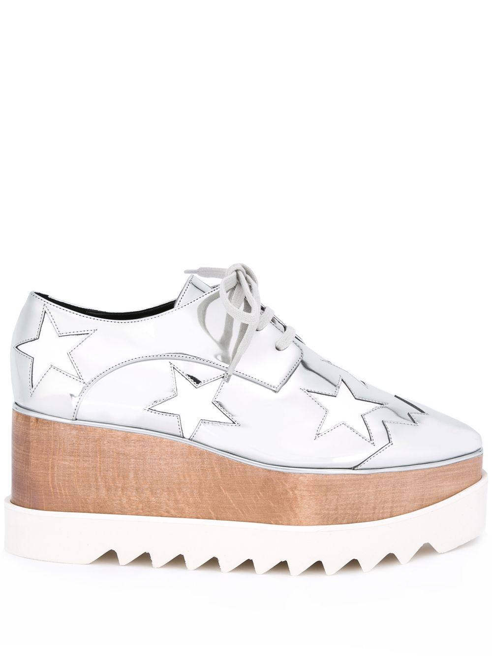 Stella McCartney 斯特拉·麦卡特尼 Elyse厚底鞋 - 金属色