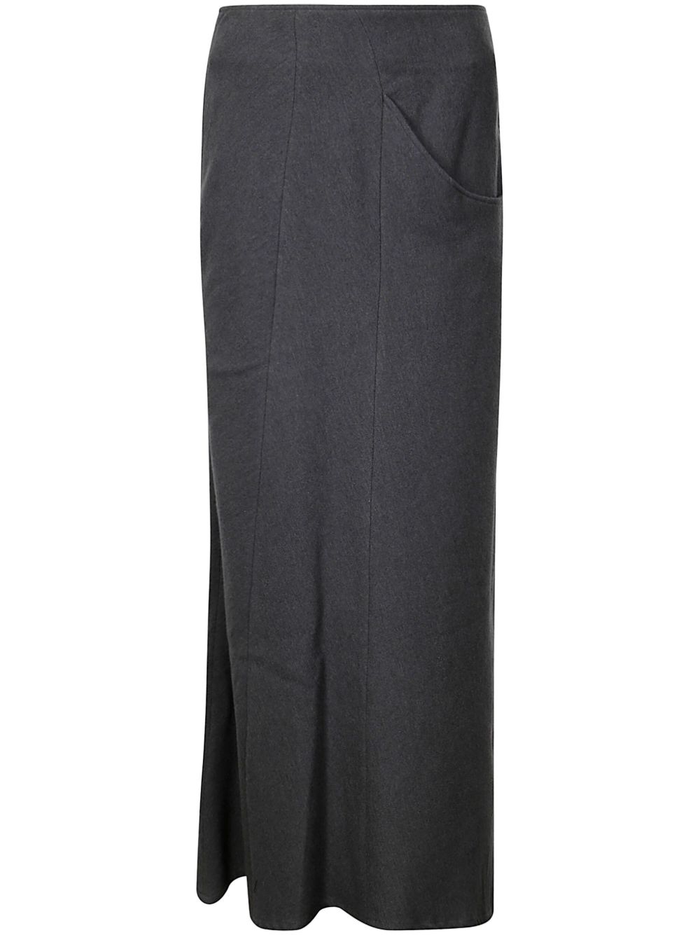 Yohji Yamamoto 口袋半身裙 - 灰色