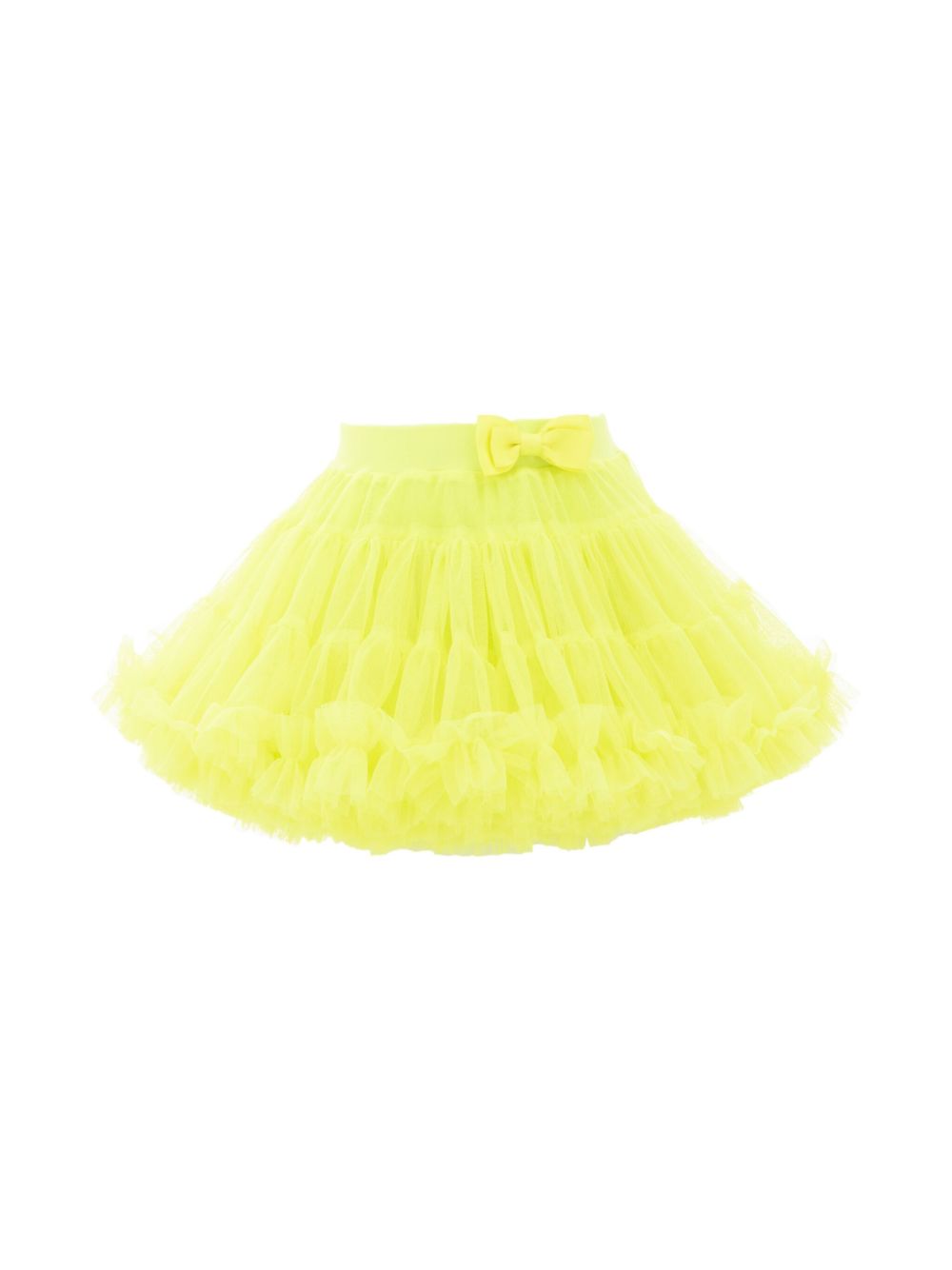 Mimi Tutu 蝴蝶结细节芭蕾半身裙 - 黄色