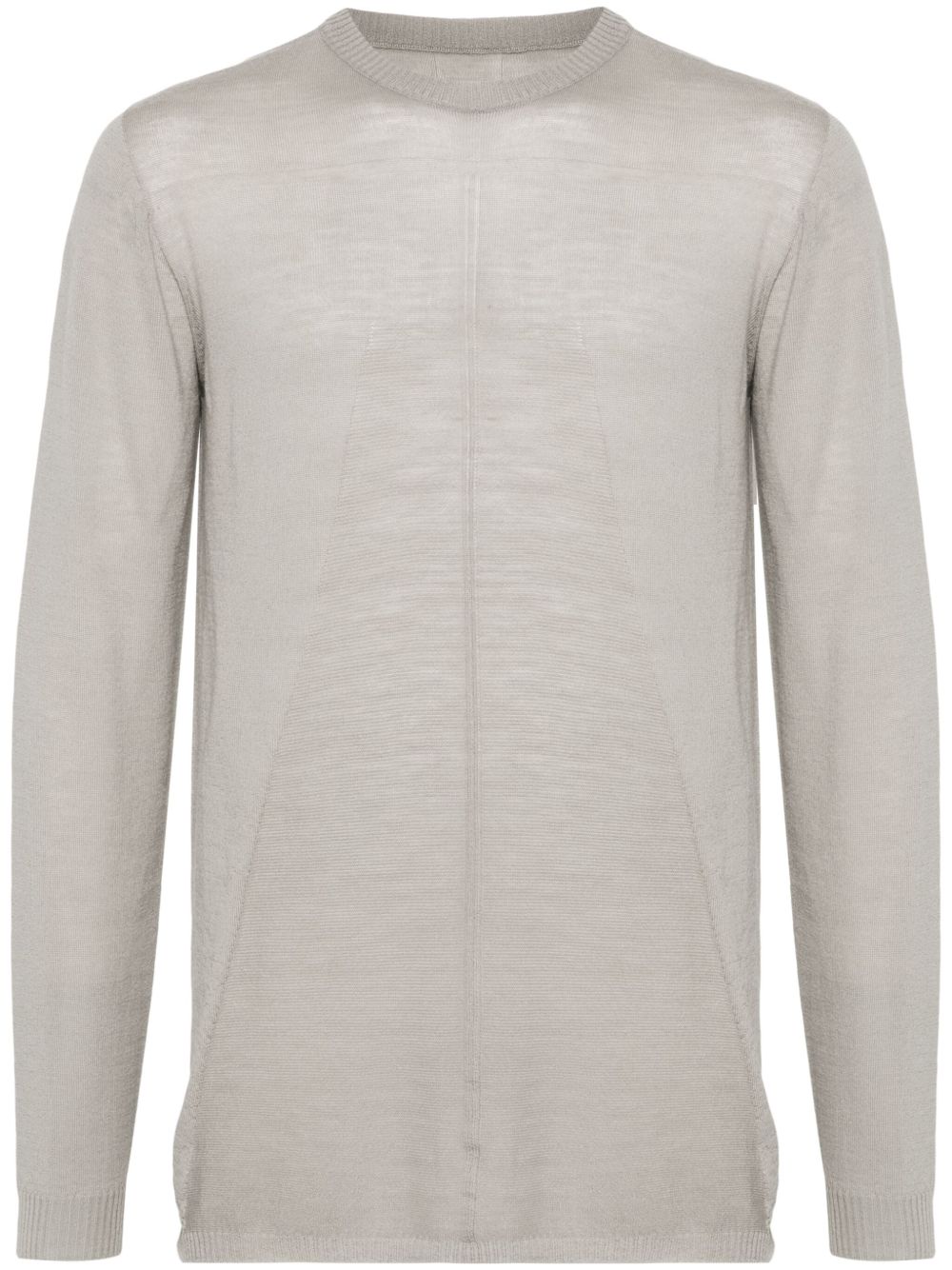 Rick Owens Biker Level 毛衣 - 灰色