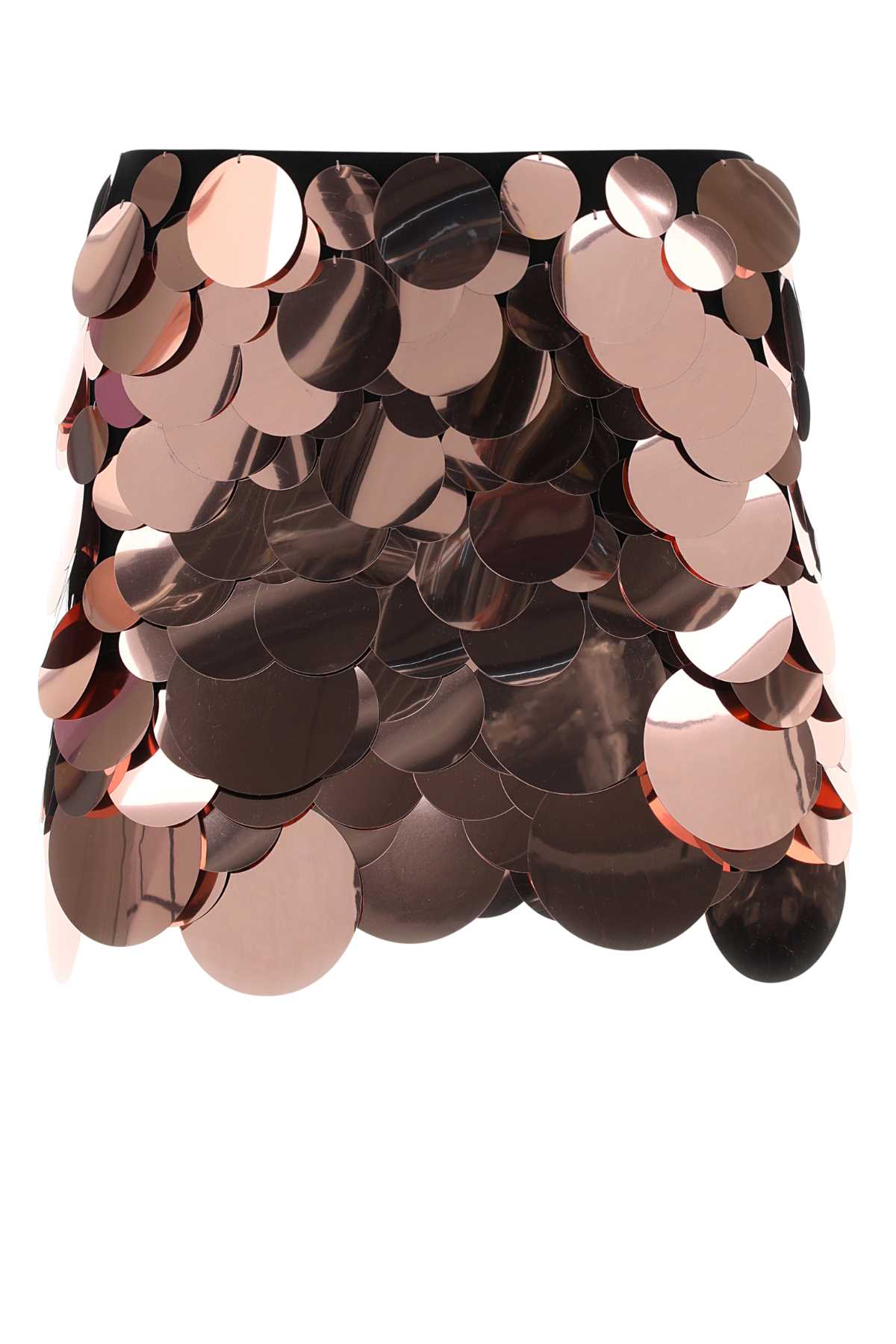 The Attico Rue Miniskirt With Sequins At The Front