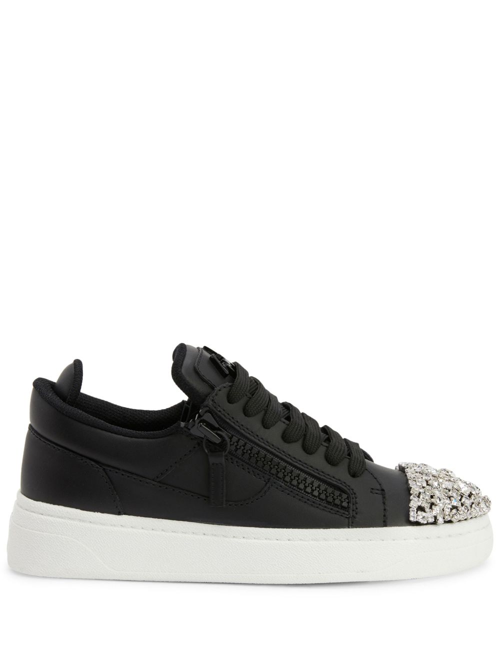 Giuseppe Zanotti Gz94 晶饰运动鞋 - 黑色
