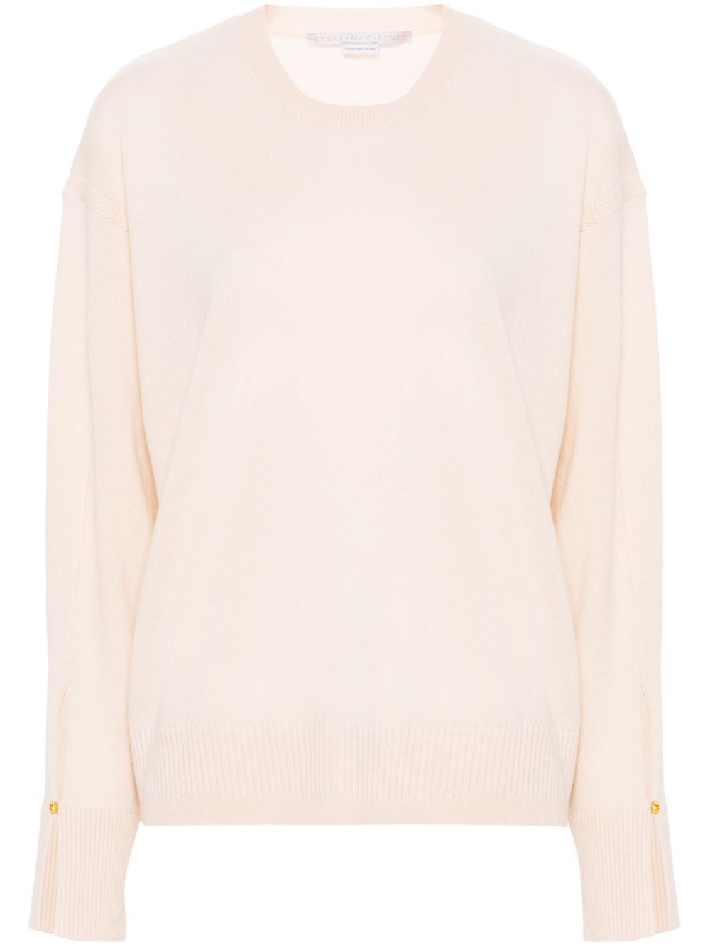 Stella McCartney 圆领长袖毛衣 - 粉色