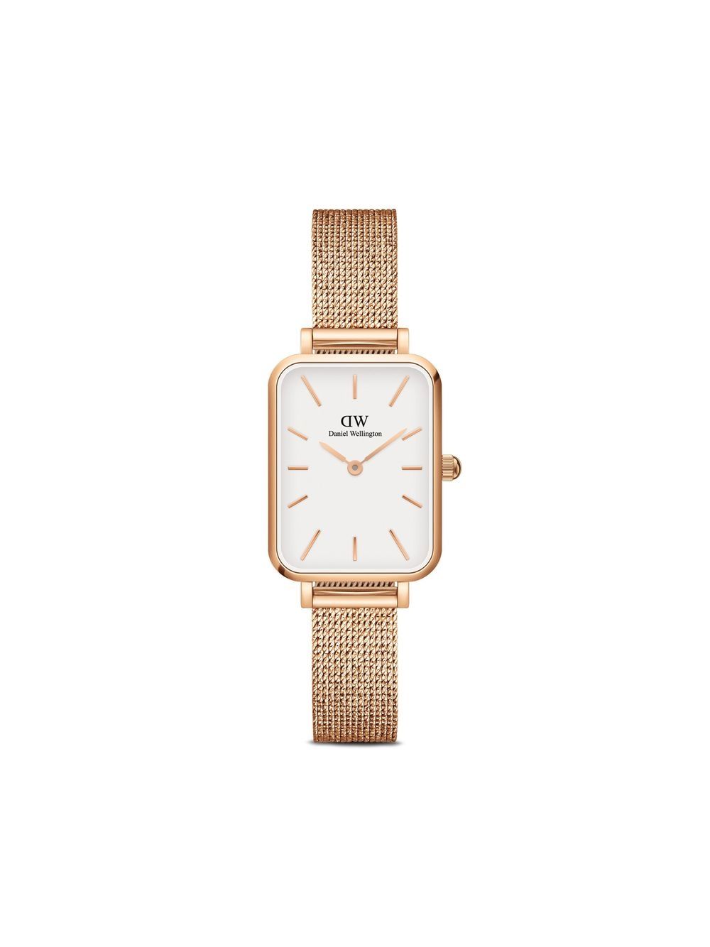 Daniel Wellington Quadro Pressed Melrose 20x26毫米腕表 - 白色