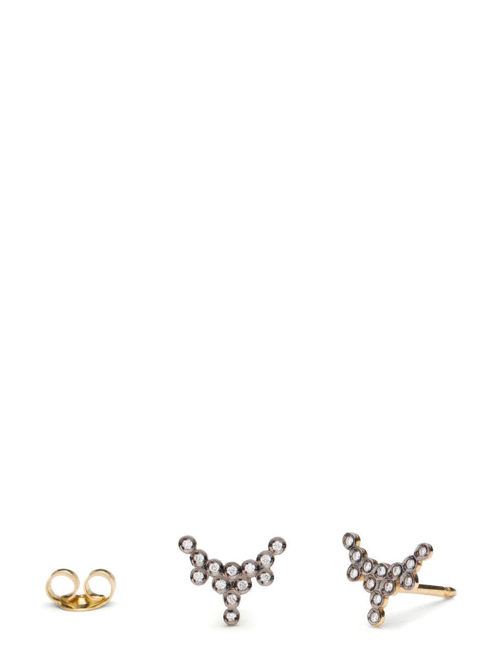 Yannis Sergakis 18kt yellow gold Charnières diamond earrings - 金色