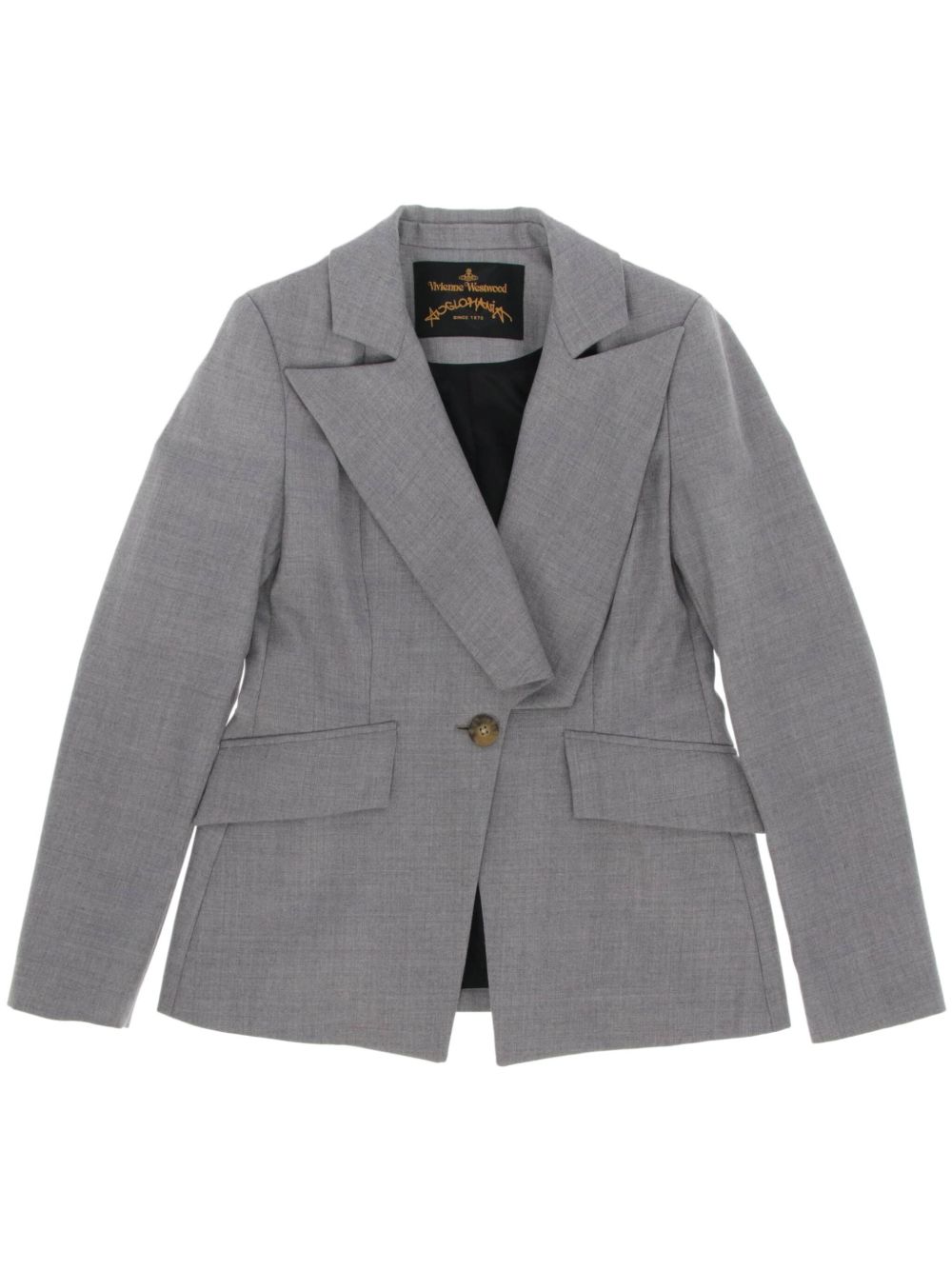 Vivienne Westwood Pre-Owned 双排扣羊毛西装夹克（2017–2018年典藏款） - 灰色