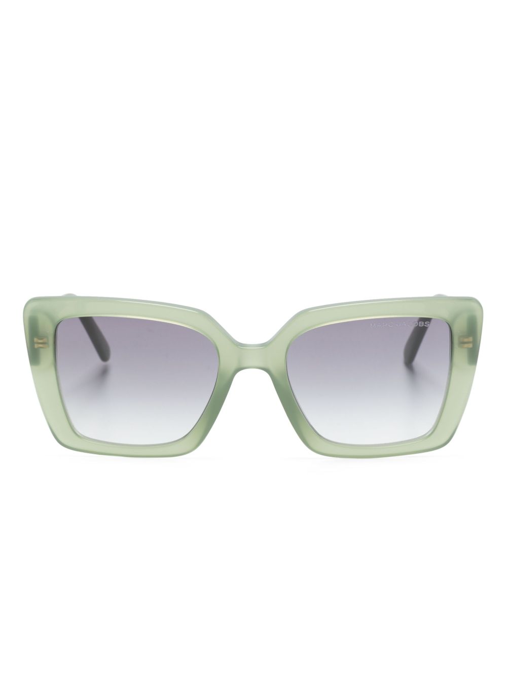 Marc Jacobs Eyewear 方框太阳眼镜 - 绿色
