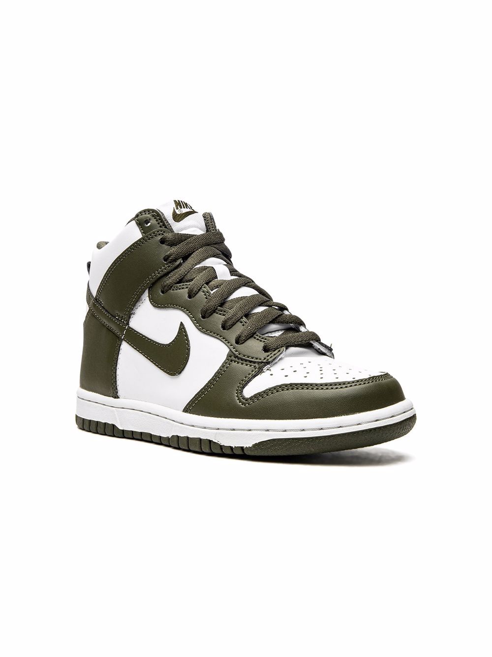 Nike Kids Dunk High 运动鞋 - 白色