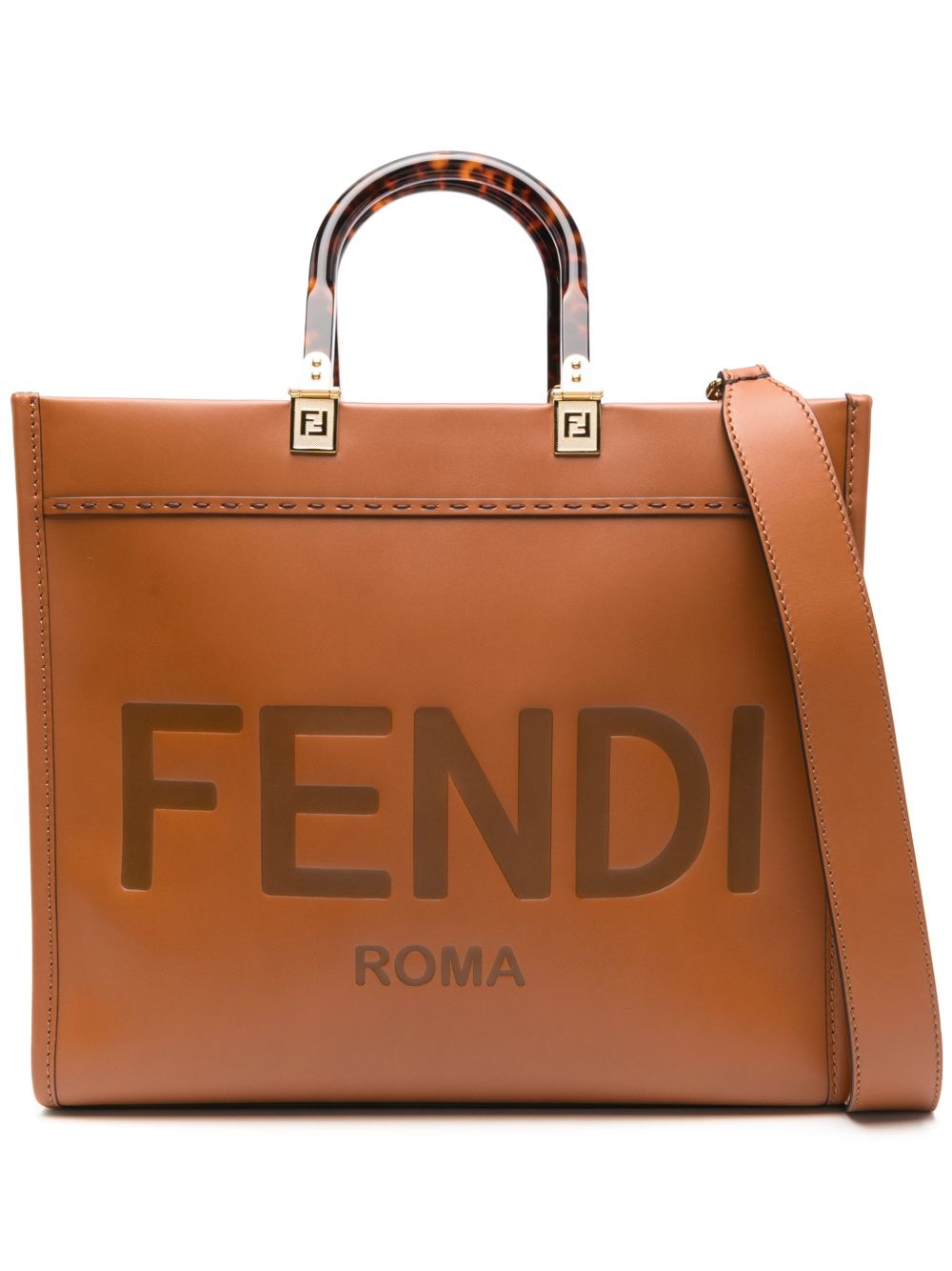 FENDI Sunshine 手提包 - 褐色