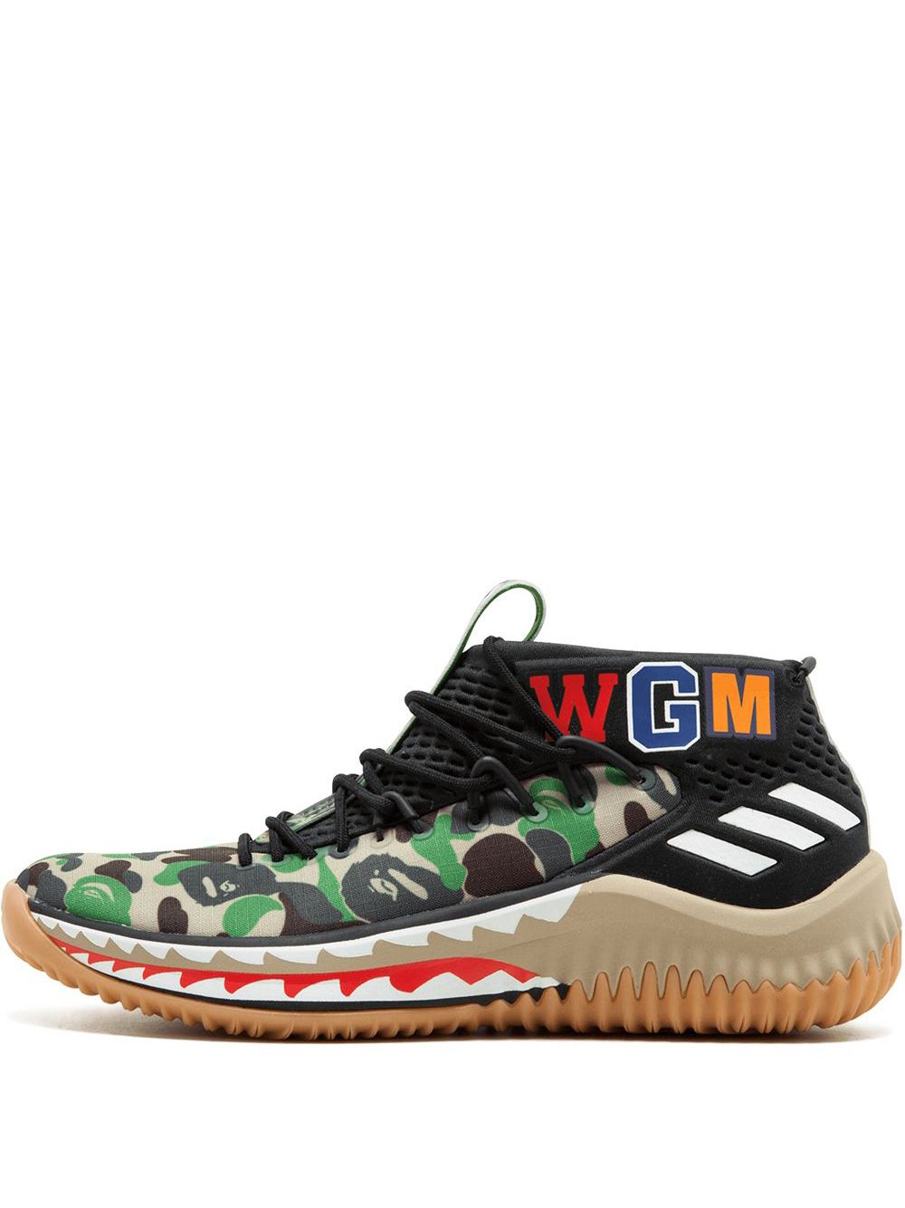 adidas X BAPE Dame 4运动鞋 - 黑色