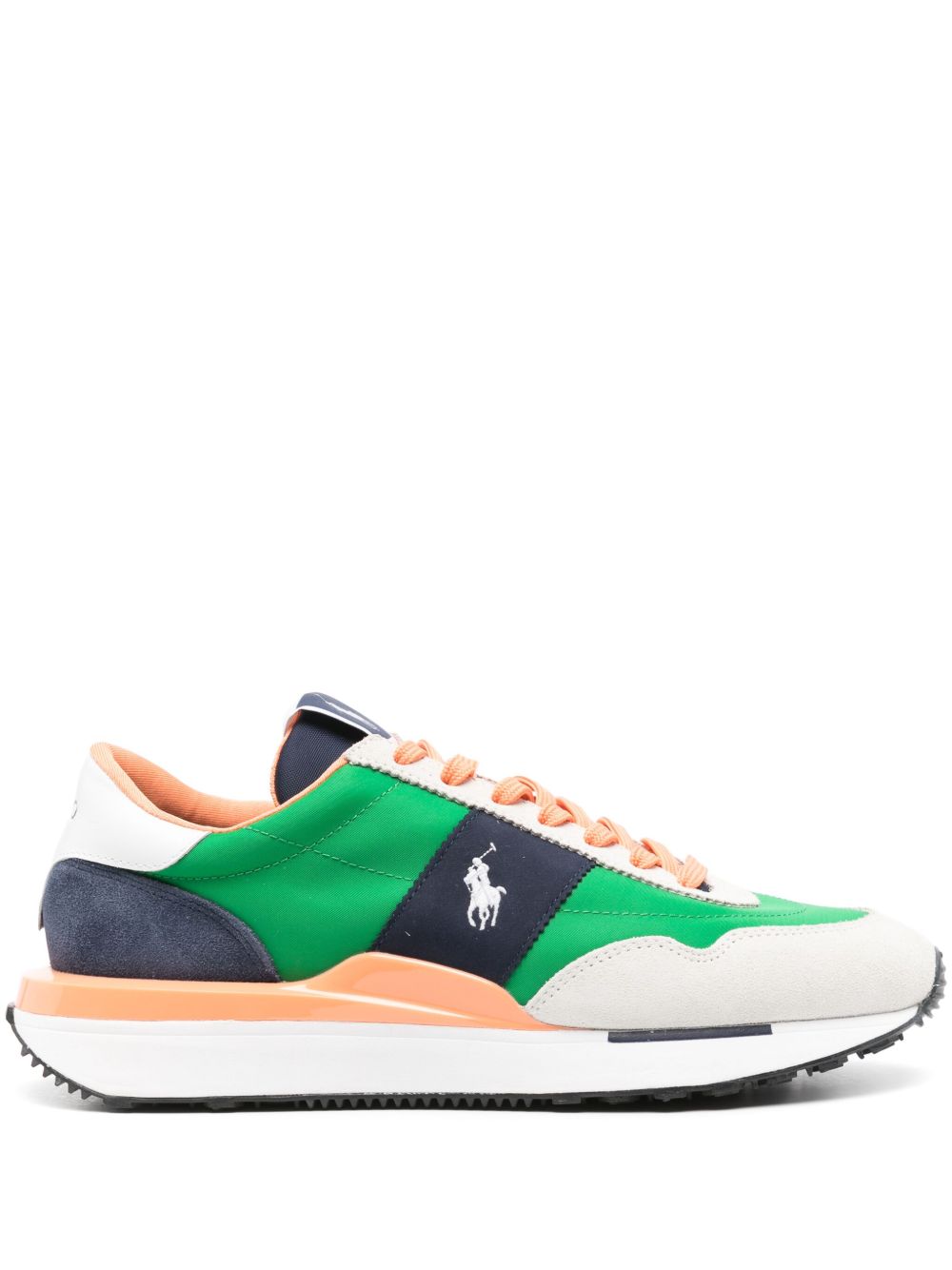 Polo Ralph Lauren Train 89 拼接运动鞋 - 绿色