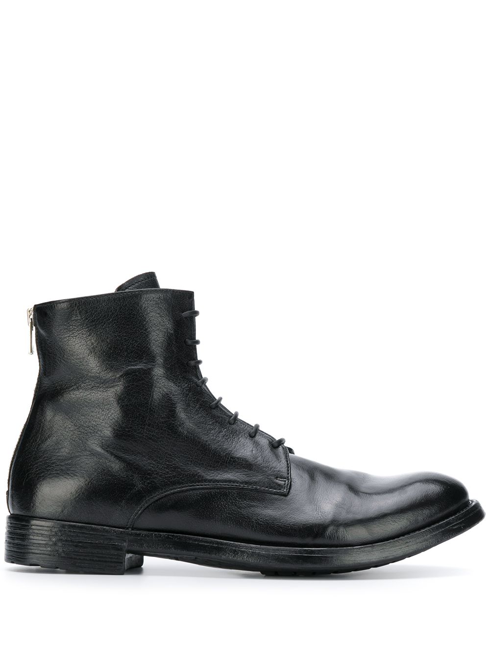 Officine Creative 绑带及踝靴 - 黑色