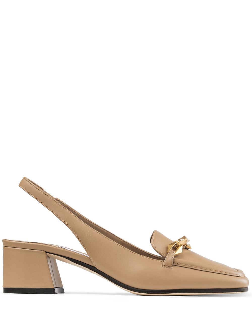 Jimmy Choo Diamond Tilda 裹踝低跟鞋 - 中性色