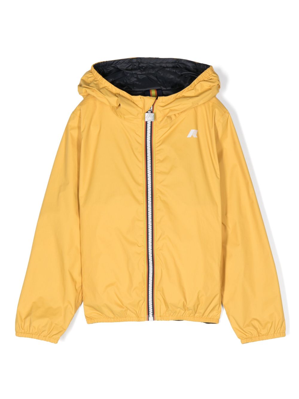K Way Kids P. Jake Plus.2 Reversible 雨衣夹克 - 黄色