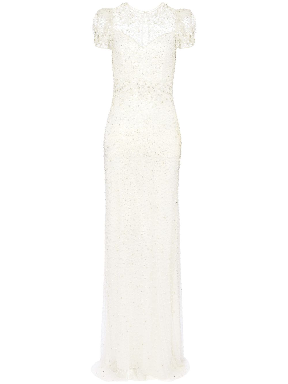 Jenny Packham Carla 连衣裙 - 中性色